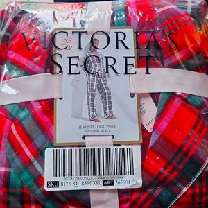 Victoria's Secret flannel long Pj set